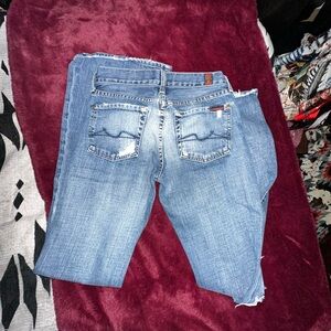 Classic Blue Women's 7 for all mankind bootcut
